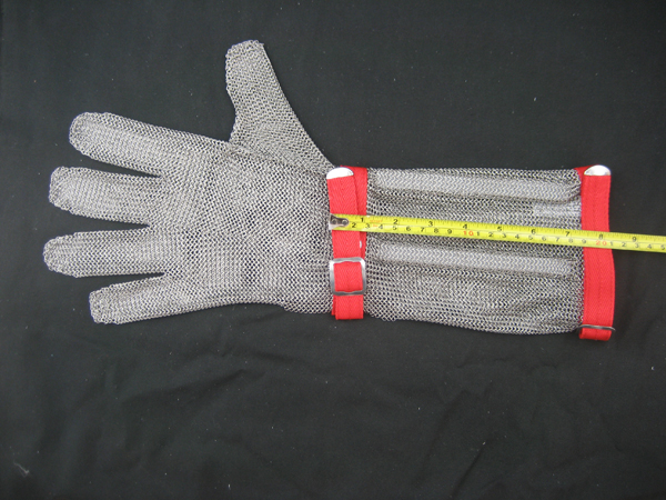 Long-Sleeve Chain Mail Protective Anti-Cut Glove