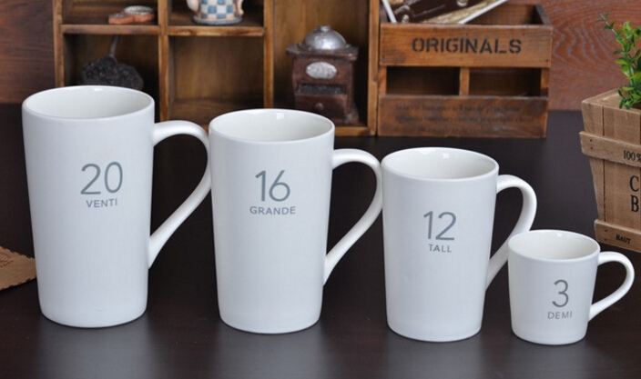 Ceramic Gift Cups Coffee Mugs with Customer Logo Design