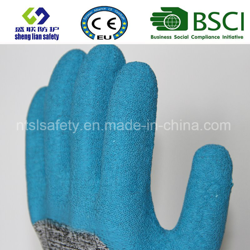 Cut Resistant Safety Work Glove with 3/4 Latex Coated