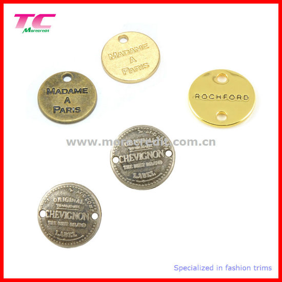 Oval Metal Tags for Jewelry