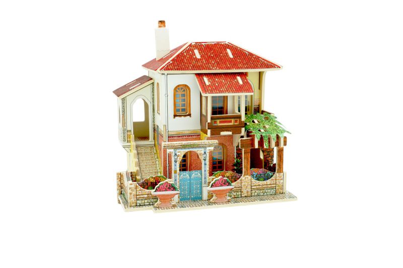 Wood Collectibles Toy for Global Houses-Turkey Villa