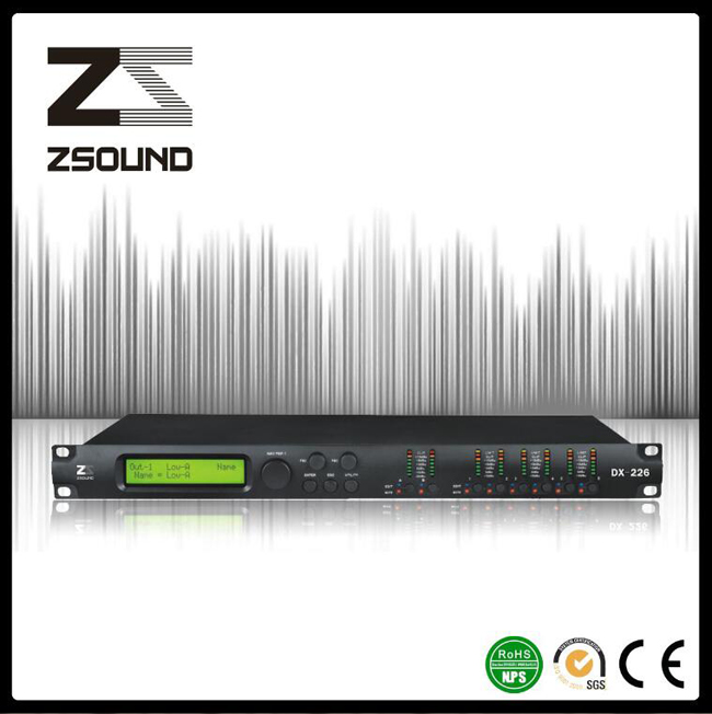 Zsound DX226 PRO Audio Digital DSP Speaker 2in 6out Processor