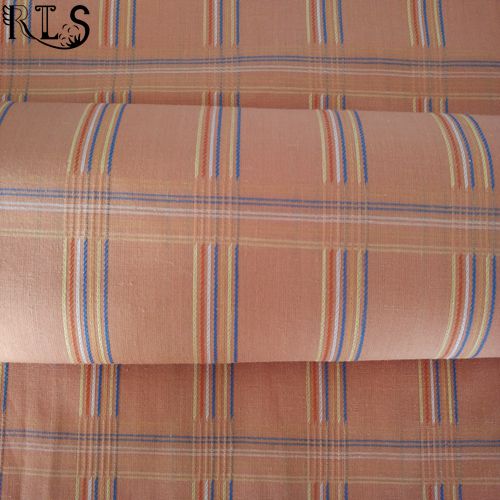 Cotton Polyester T/C Jacquard Yarn Dyed Fabric for Shirts/Dress Rls45-1tc