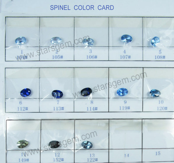 Beautiful Dark Blue Spinel Pear Synthetic Sapphire for Jewelry