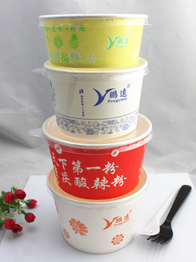 Disposable Food Grade Paper Ice Cream Bowl