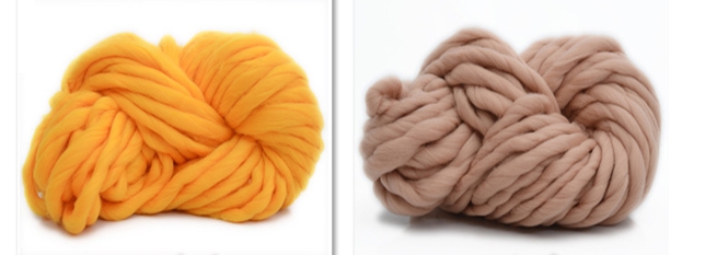 21-23 Micron Thick Bulk 100% Merino Wool Yarn