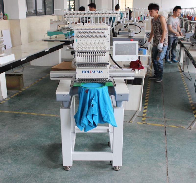 China Embroidery Factory 1 Head Computerized T-Shirt Cap Embroidery Machine Ho1501c