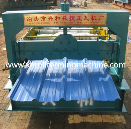 Color Coated Steel Roofing Making Machine Roll Forming Machine