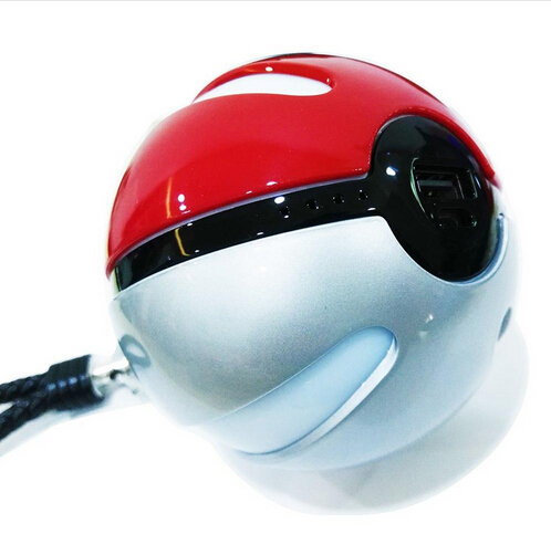 Pokemon Portable Magic Ball 10000mAh Power Bank Charger LED Lighting