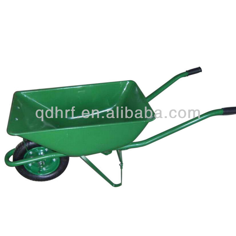 65L Green Tray Hand Cart with Metal Frame Wb2500