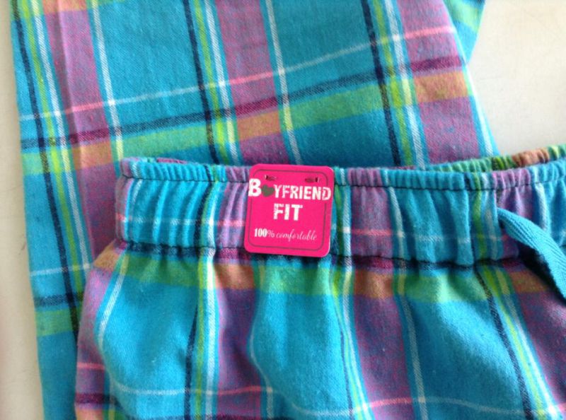 100% Cotton Yarn Dyed Check Flannel Sleepwear Pant