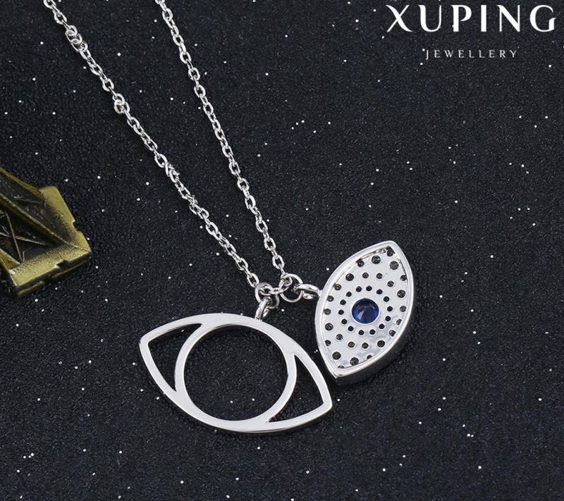 41358 Fashion Elegant Cubic Zirconia Evil Eye Rhidouim Jewelry Pendant Necklace