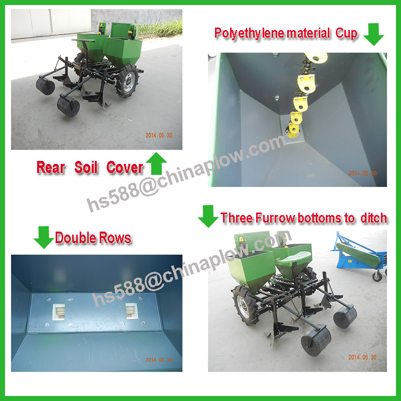 2 Rows Potato Seeder Planter China Manufacturer Farm Equipment Machinery