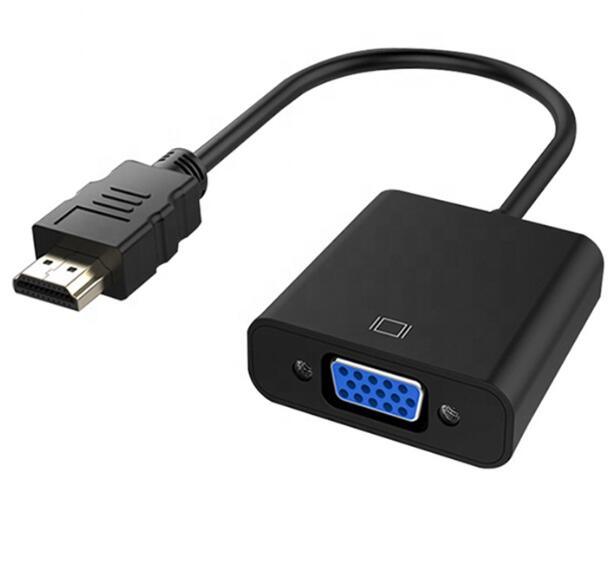 1080P HDMI Male to VGA Female Adapter with Audio Cable