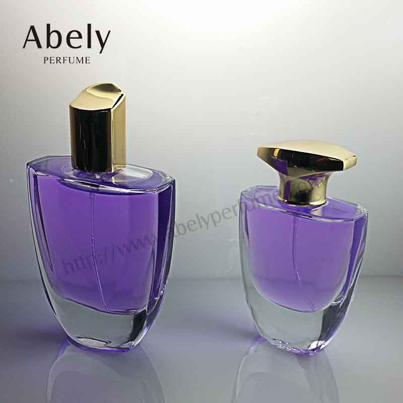 Perfume Bottle with Leather Decoration for Men