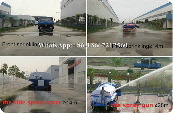 Dongfeng 10t 12t 15t Water Tank Truck