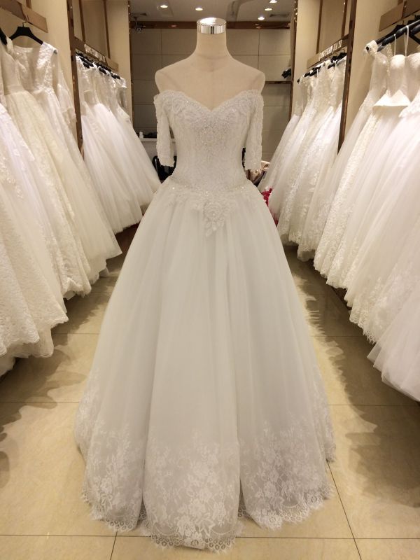 New Arrival 2017 Wedding Dress with Sleeves