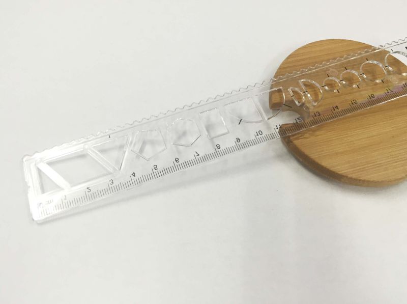 School Office Stationery Shape Plastic Ruler