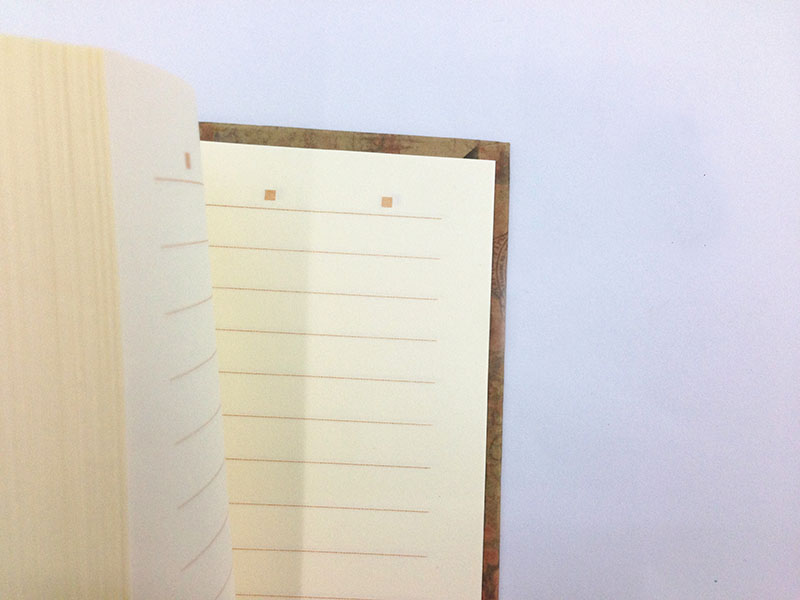 A6 Hardcover Binding Notebook with Office Supply