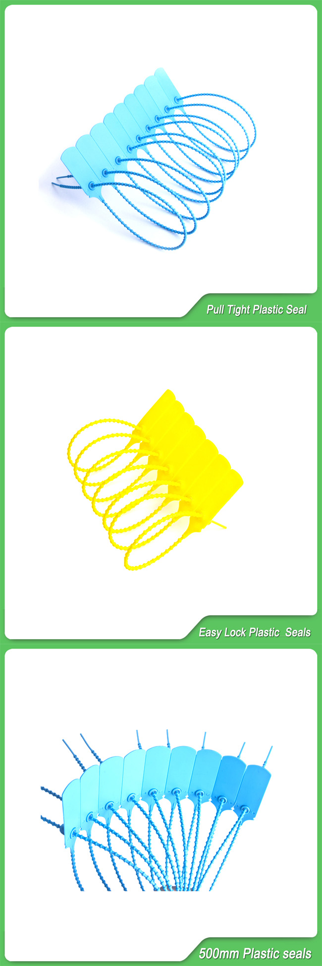 Plastic Seal (JY500-2S) , Pull Tight Seals, High Security Seals