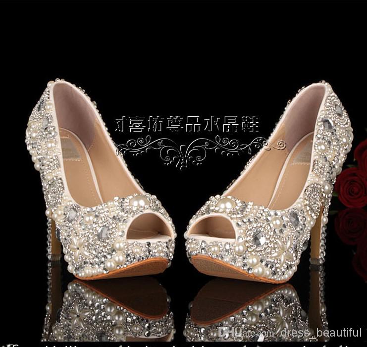 2016 New Design Ladies High Heel Wedding Dress Stiletto (HCY02-1512)