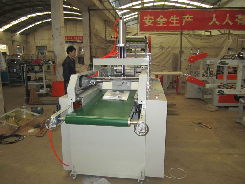 Automatic One Line Plastic T-Shirt Bag Making Machine