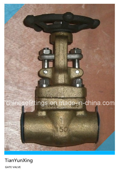 Forged ASTM B62 Female Bsp NPT Threaded Bronze Gate Valve