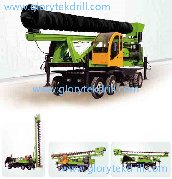 Most Popular in China L360-8m Tractor Mounted Auger Drill Rig