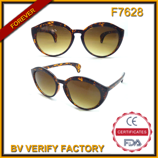 2015 New Design Bulk Buy Plastic Women Sunglasses (F7628)