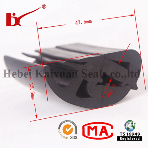 Door Window Rubber Edge Trim Seal Strip