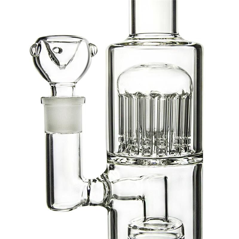 Bent Rigs Glass Smoking Water Pipes with 12-Arm Tree Perc (ES-GB-360)