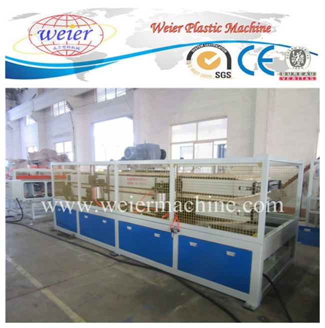 PVC Wood Plastic Hollow Door Board Conical Twin Screw Extruder