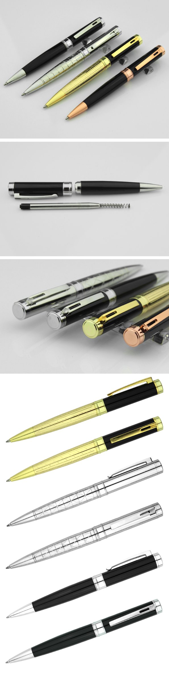 Luxury Metal Writing Pen Laser Engraved Logo Pen on Sell