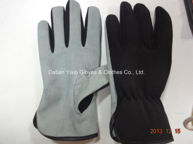 Micro Fiber Glove-Safety Glove-Cheap Glove-Industrial Glove-Work Glove-Leather Glove