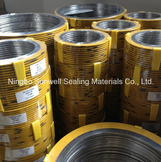 Combined Seal Ring Spiral Wound Gasket Cgi Type Ss304 Ss316L CS Materials