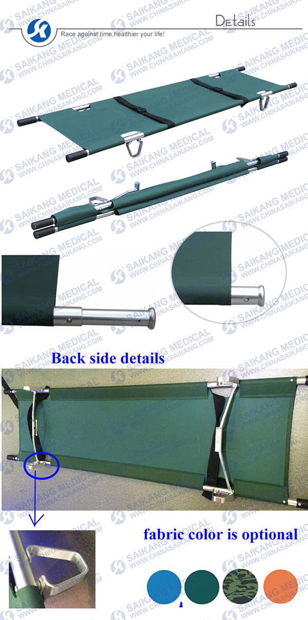 Military Foldable Hospital Medical Stretcher