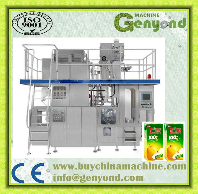 Fruit Juice Aseptic Carton Brick Filling Machine