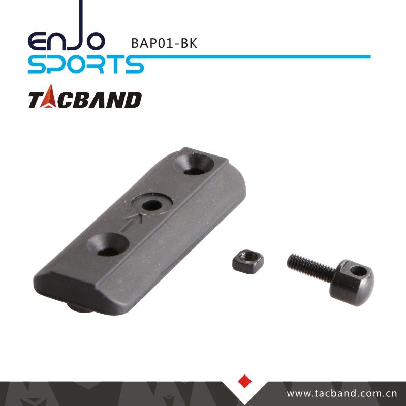 Tacband Tactical Bipod Adaptor for Keymod - with Bipod Stud Black