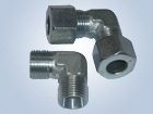 Metric Thread Bite Type Tube Fittings Replace Parker Fittings and Eaton Fittings (90 degree ELBOW REDUCER TUBE ADAPTOR WITH SWIVEL NUT)