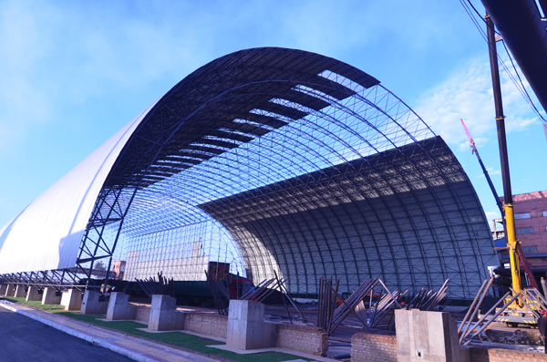 Arch Coal Storage Building, Shed Space Frame Systems