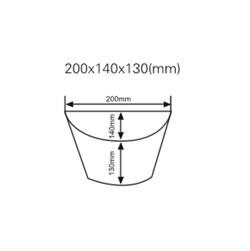 Bicycle Front Basket for Kids Bike Fitted on Handlebar (HBK-173)