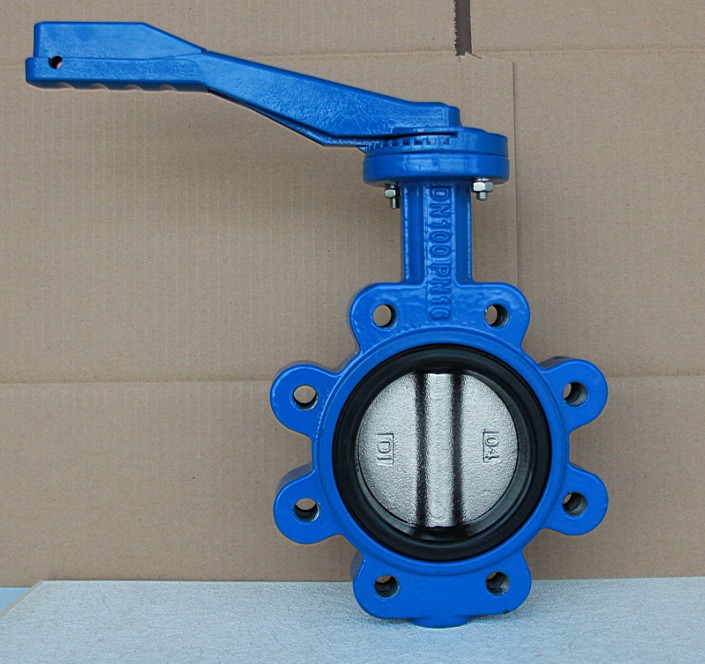 Wafer Lug Type Butterfly Valve, Lever Operator