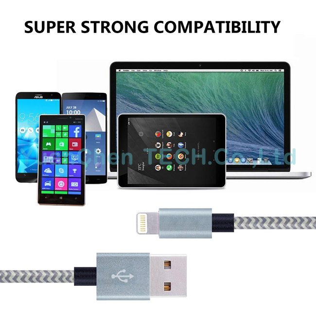 Fast Charging Sync Data USB Cable for iPhone6 6s Plus