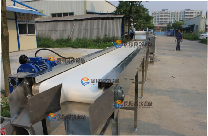 Automatiic Industrial Cassava Washing Peeling Drying Production Line