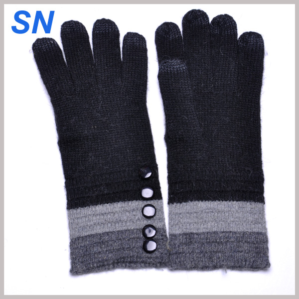 Lady's iPad Wool Smartphone Touch Warm Gloves