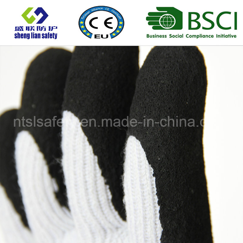 Nitrile Coating, Sandy Finish Safety Work Gloves (SL-NS119)