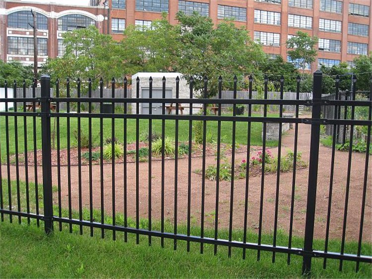 Powder Coating Ornamental Wrought Iron Fence