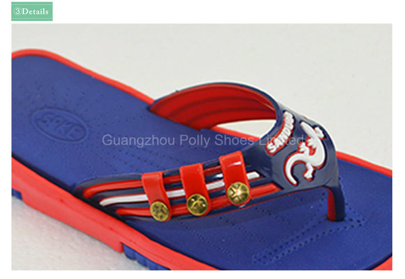 Promotional Heat Transfer Printing EVA Cartoon Flip Flop