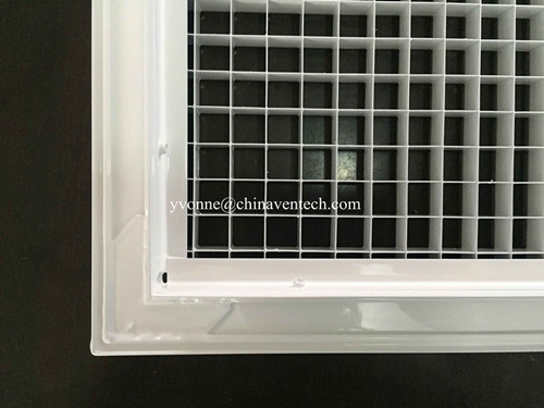 Fixed Core Square Air Diffuser Aluminium Eggcrate Grille