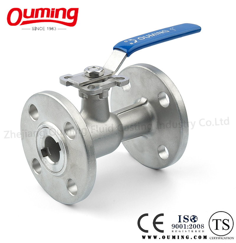 1 PC Flange End Ball Valve with Mouting Pad